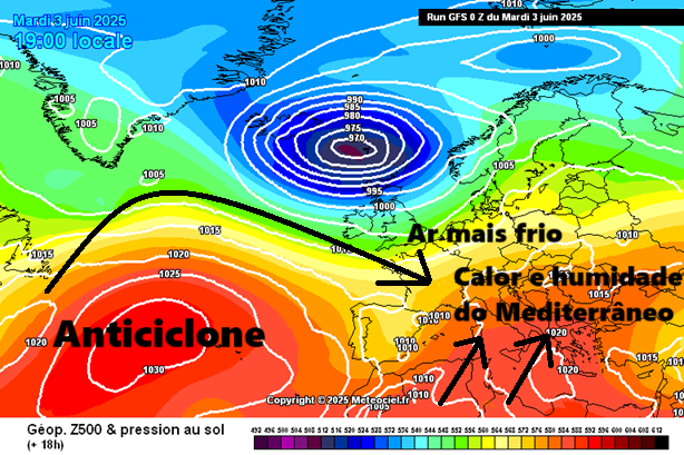 São normais tantas tempestades na Europa no Verão? Podem ocorrer em Portugal? Como o reforço do anticiclone tende a provocar mau tempo na Europa, no Verão