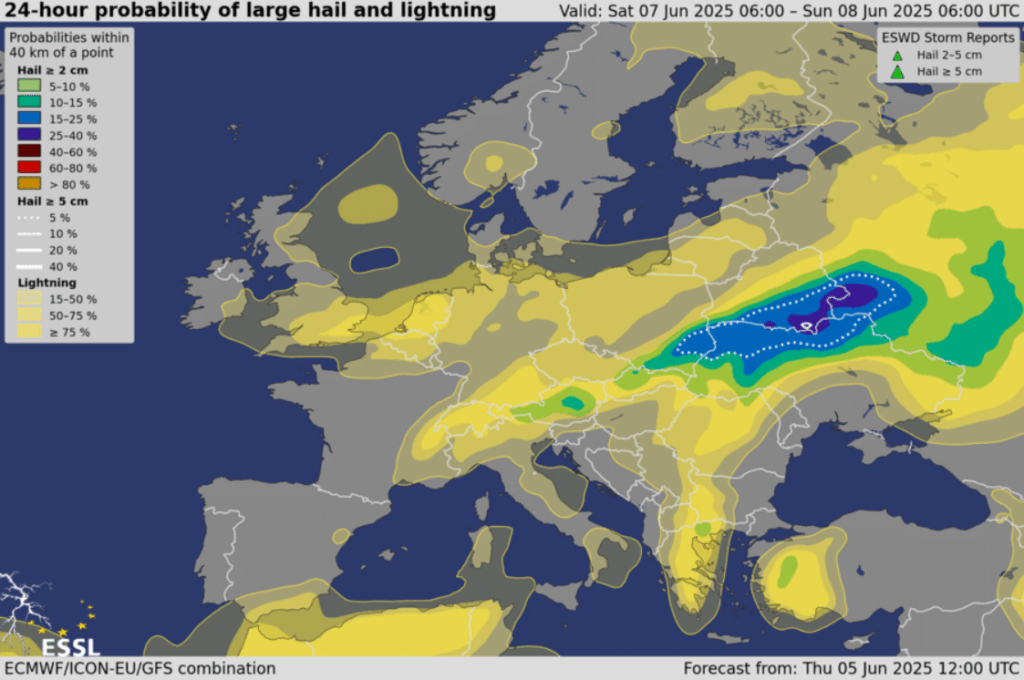 São normais tantas tempestades na Europa no Verão? Podem ocorrer em Portugal? Tempestades continuam na Europa no domingo, 8 de junho...