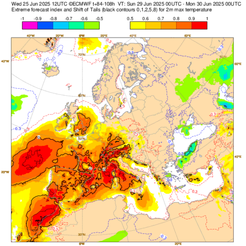 Onda de calor extremo - Fim-de-semana com mais de 41ºC em Lisboa, e 44-46ºC nas regiões mais quentes... também com poeiras - 28-29 de junho Onda de calor recorde? Temperaturas máximas podem atingir EXTREMOS em especial no Sul do território