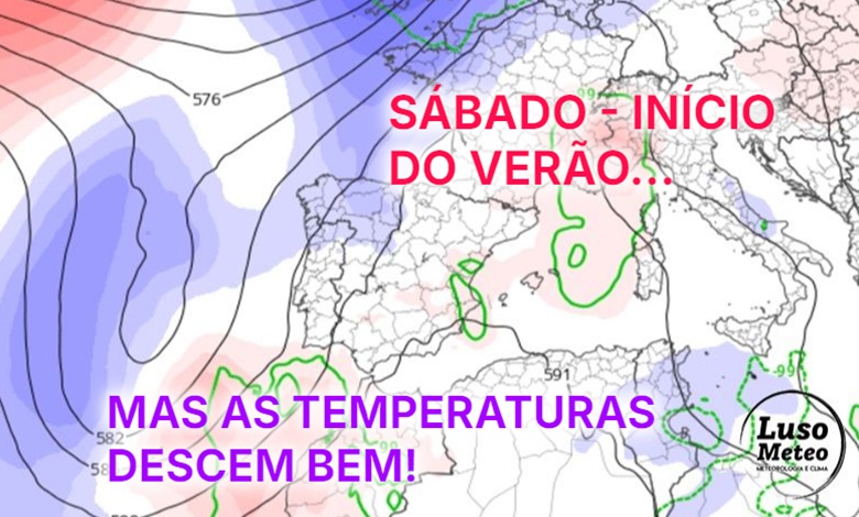 Temperaturas em descida significativa, finalmente! Saiba como estará o tempo no sábado, 21 de junho de 2025 Temperaturas em descida significativa, finalmente! Saiba como estará o tempo no sábado, 21 de junho de 2025