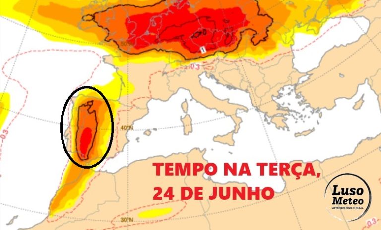 Terça-feira, 24 de junho, com mais instabilidade e mau tempo localizado em Portugal – saiba a previsão completa! Terça-feira, 24 de junho, com mais instabilidade e mau tempo localizado em Portugal - saiba a previsão completa!