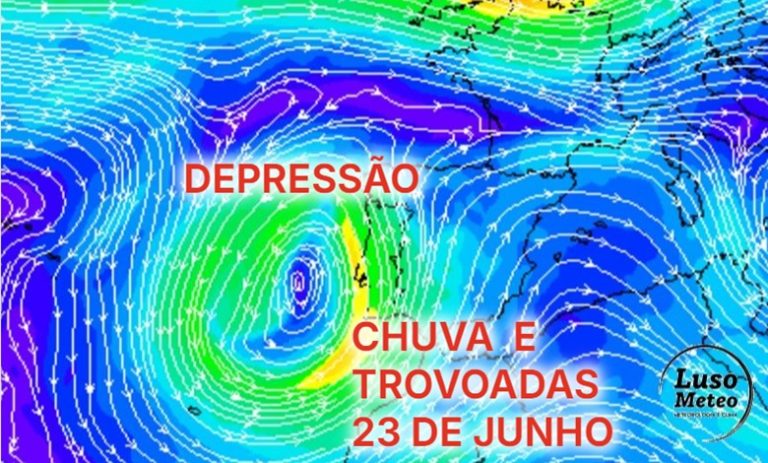 Chuva e fortes trovoadas em várias regiões - saiba se a sua será uma delas, com a nossa previsão do tempo na segunda, 23 de junho 2025
