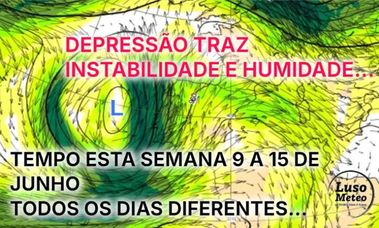 Semana começa quente, mas terá uma mudança drástica! Chuva e instabilidade “no menu” da previsão do tempo esta semana, 9 a 15 de junho Semana começa quente, mas terá uma mudança drástica! Chuva e instabilidade "no menu" da previsão do tempo esta semana, 9 a 15 de junho
