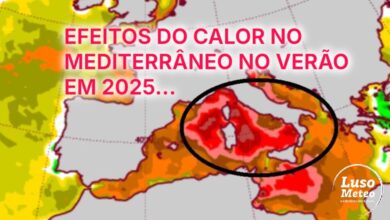 Verão com muitas tempestades e ondas de calor na Europa - O Mediterrâneo está um autêntico forno!