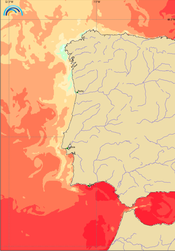 Temperaturas em descida significativa, finalmente! Saiba como estará o tempo no sábado, 21 de junho de 2025 Temperaturas da água do mar acima da média neste sábado