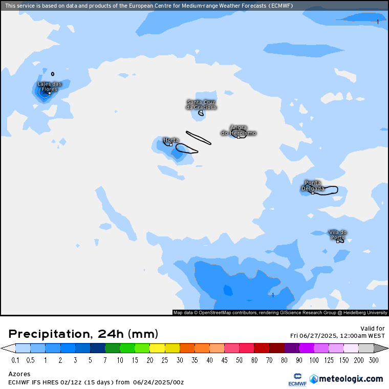 Chega o anticiclone! Saiba a previsão do tempo na quinta, 26 de junho de 2025, em Portugal Possibilidade de chuva fraca nos Açores, em especial nas Ilhas Ocidentais, a partir da tarde...