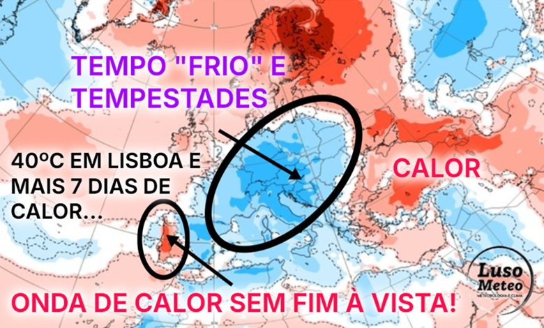 Onda de calor sem fim à vista em Portugal... e ainda vai aumentar - pelo menos 7 dias! Onda de frio e tempestades na Europa - Tempo esta semana, 28 de julho a 3 de agosto Onda de calor sem fim à vista em Portugal... e ainda vai aumentar - pelo menos 7 dias! Onda de frio e tempestades na Europa - Tempo esta semana, 28 de julho a 3 de agosto