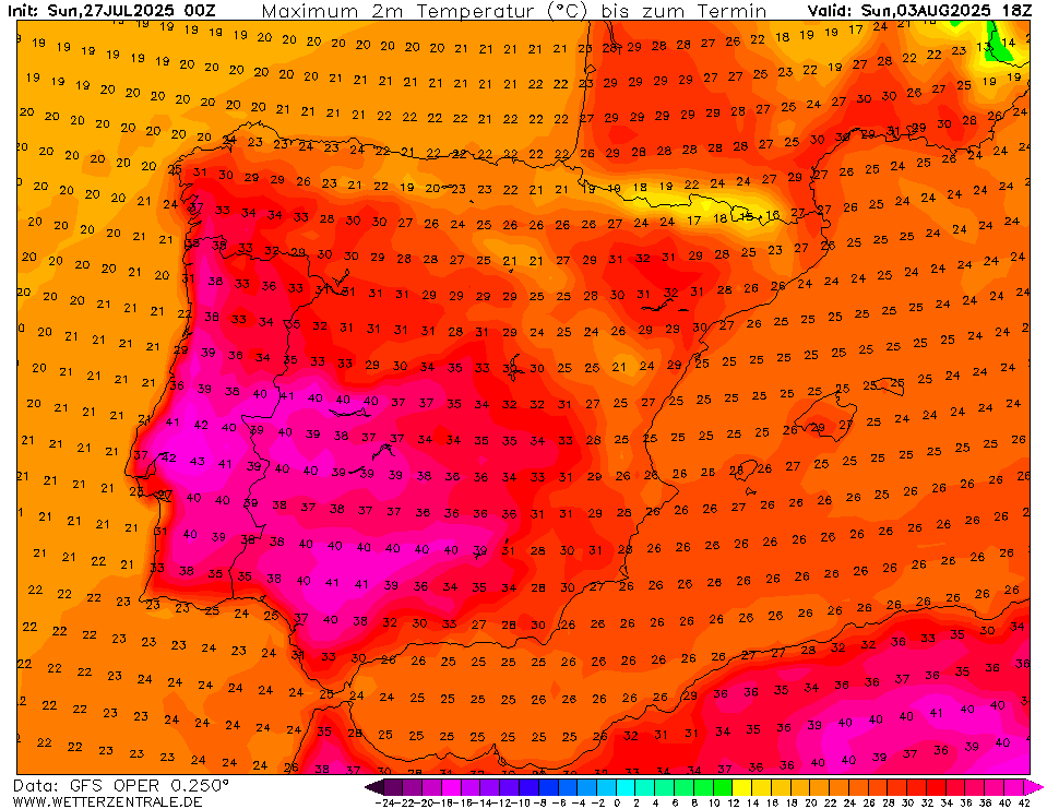 Onda de calor sem fim à vista em Portugal... e ainda vai aumentar - pelo menos 7 dias! Onda de frio e tempestades na Europa - Tempo esta semana, 28 de julho a 3 de agosto Ainda sem previsão definitiva, o calor pode aumentar por volta de dia 3 de agosto...novamente!