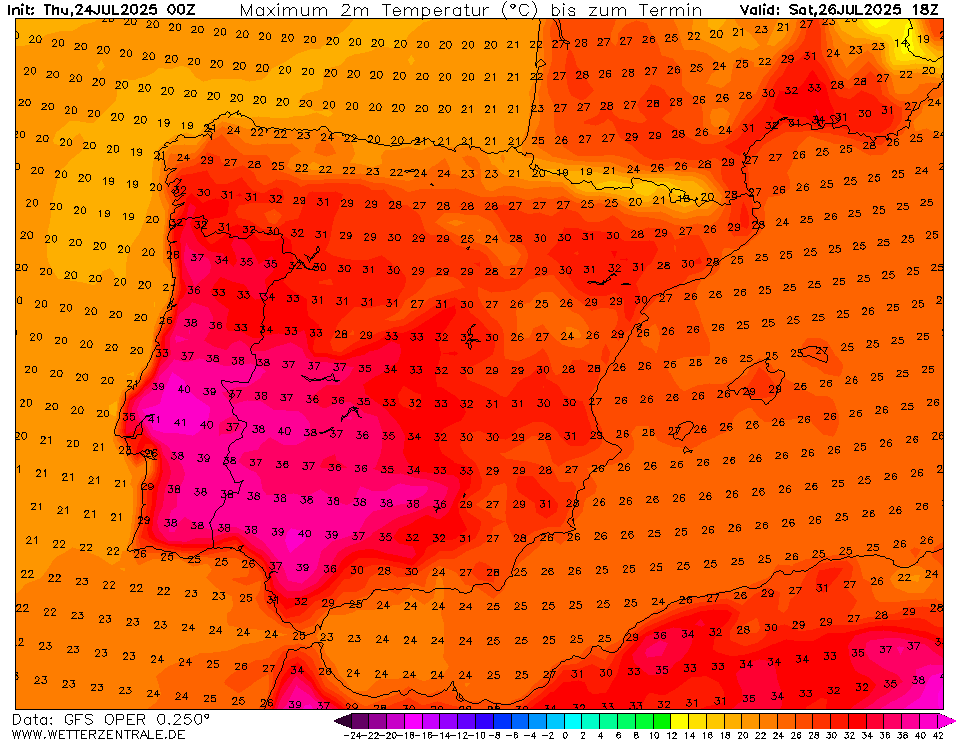 Fim-de-semana com calor abrasador! Saiba as temperaturas para a sua região, e as condições nas praias! Tempo no fim-de-semana 26-27 de julho 2025 Tempo no fim-de-semana - calor intenso previsto, com influência de vento de leste