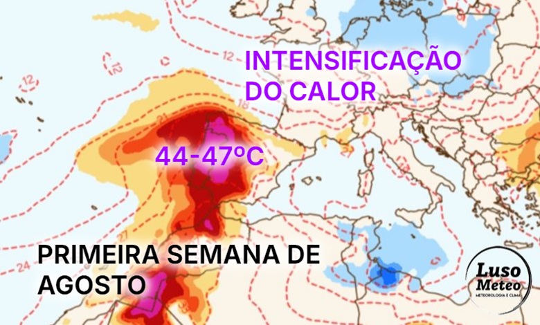 Onda de calor vai ganhar MUITA força e as temperaturas devem ultrapassar 45 graus na primeira semana de Agosto - saiba as previsões atualizadas para a sua região Onda de calor vai ganhar MUITA força e as temperaturas devem ultrapassar 45 graus na primeira semana de Agosto - saiba as previsões atualizadas para a sua região