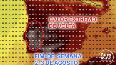 Subida acentuada da temperatura, com uma massa de ar quente extraordinária a caminho - atenção ao tempo no fim-de-semana 2-3 de agosto de 2025