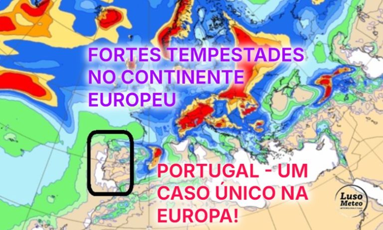 Portugal é caso único na Europa - enquanto tempestades percorrem o Continente, por cá é o único país onde não chove até Agosto! Saiba as previsões atualizadas!