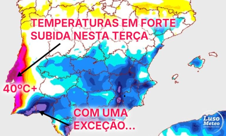Temperaturas voltam a “disparar” – podem atingir 40 graus em Lisboa – calor intenso domina a previsão do tempo na terça, 29 de julho de 2025 Temperaturas voltam a "disparar" - podem atingir 40 graus em Lisboa - calor intenso domina a previsão do tempo na terça, 29 de julho de 2025