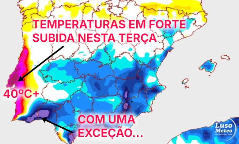Temperaturas voltam a "disparar" - podem atingir 40 graus em Lisboa - calor intenso domina a previsão do tempo na terça, 29 de julho de 2025 Temperaturas voltam a "disparar" - podem atingir 40 graus em Lisboa - calor intenso domina a previsão do tempo na terça, 29 de julho de 2025