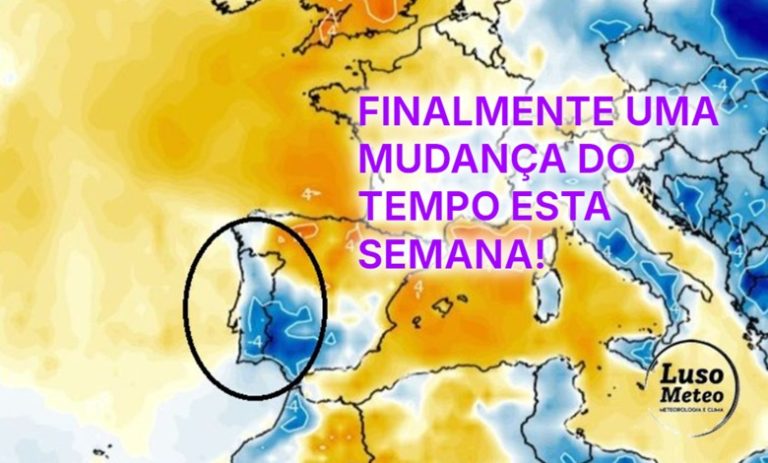 Finalmente tempo bem mais fresco – mudança significativa do tempo esta semana, depois de mais um pico de calor – 7 a 13 de julho Finalmente tempo bem mais fresco - mudança significativa do tempo esta semana, depois de mais um pico de calor - 7 a 13 de julho