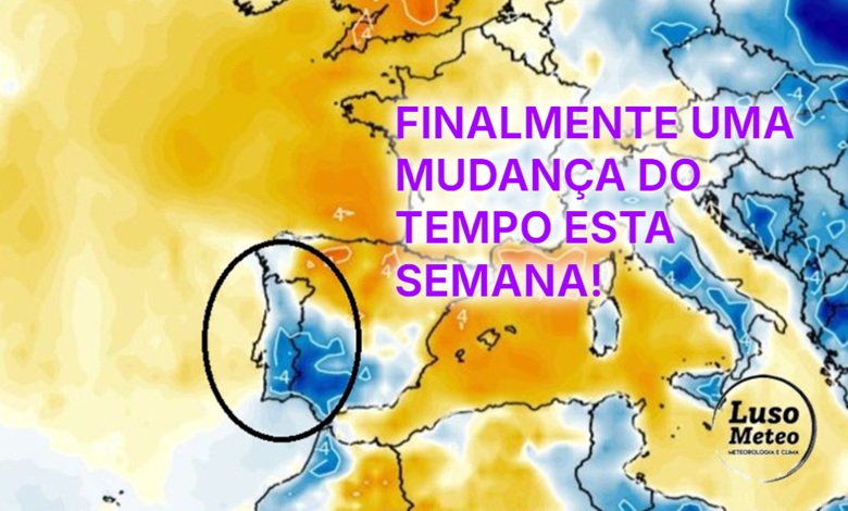 Finalmente tempo bem mais fresco - mudança significativa do tempo esta semana, depois de mais um pico de calor - 7 a 13 de julho Finalmente tempo bem mais fresco - mudança significativa do tempo esta semana, depois de mais um pico de calor - 7 a 13 de julho
