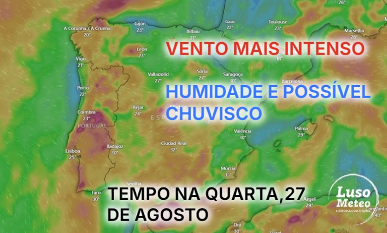 Tempo fresco, vento forte e até pode chuviscar - assim será o tempo na quarta, 27 de agosto de 2025 - saiba tudo! Tempo fresco, vento forte e até pode chuviscar - assim será o tempo na quarta, 27 de agosto de 2025 - saiba tudo!
