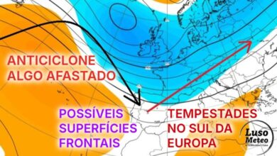 Fim de agosto com vento, nuvens e tempo muito variado! - Saiba a previsão do tempo esta semana, 25 a 31 de agosto de 2025