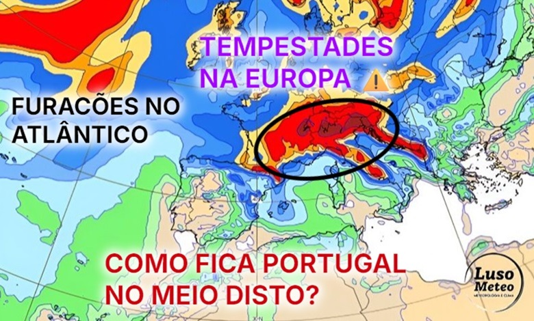 Furacões no Atlântico, tempestades na Europa - como fica Portugal no meio disto tudo? Furacões no Atlântico, tempestades na Europa - como fica Portugal no meio disto tudo?