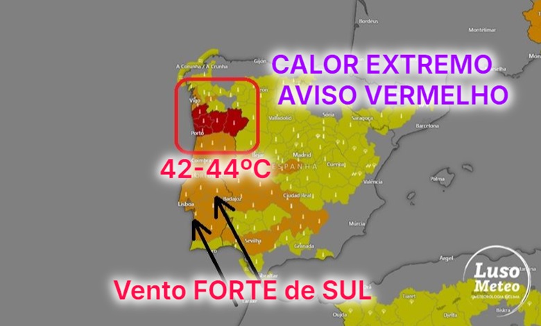 Aviso vermelho devido ao calor extremo, e também muito vento - saiba a previsão do tempo na segunda, 4 de agosto de 2025 Aviso vermelho devido ao calor extremo, e também muito vento - saiba a previsão do tempo na segunda, 4 de agosto de 2025