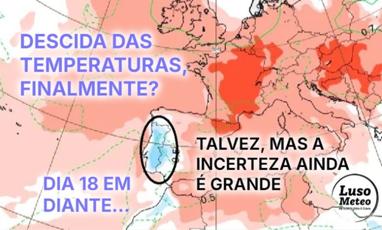 Temperaturas devem descer finalmente na segunda quinzena de agosto… se os furacões deixarem – saiba as previsões (incluindo análise do furacão ERIN) Temperaturas devem descer finalmente na segunda quinzena de agosto... se os furacões deixarem - saiba as previsões (incluindo análise do furacão ERIN)