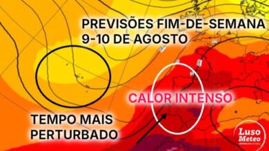 Nova vaga de calor a começar, até 43 graus - Saiba como estará o tempo no fim-de-semana 9 e 10 de agosto de 2025