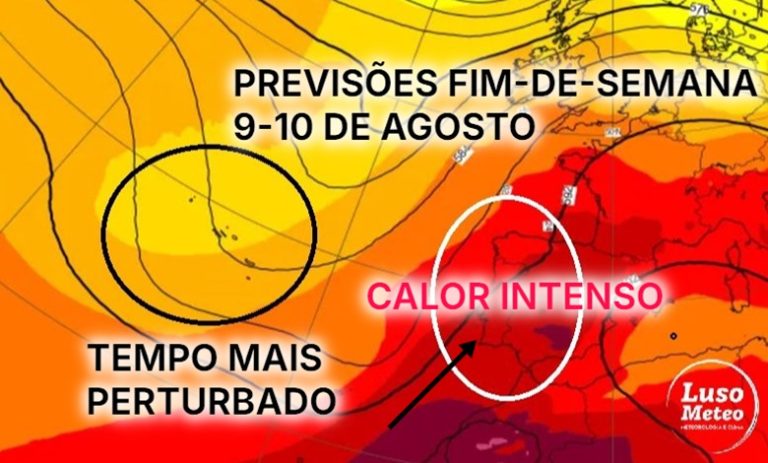 Nova vaga de calor a começar, até 43 graus – Saiba como estará o tempo no fim-de-semana 9 e 10 de agosto de 2025 Nova vaga de calor a começar, até 43 graus - Saiba como estará o tempo no fim-de-semana 9 e 10 de agosto de 2025
