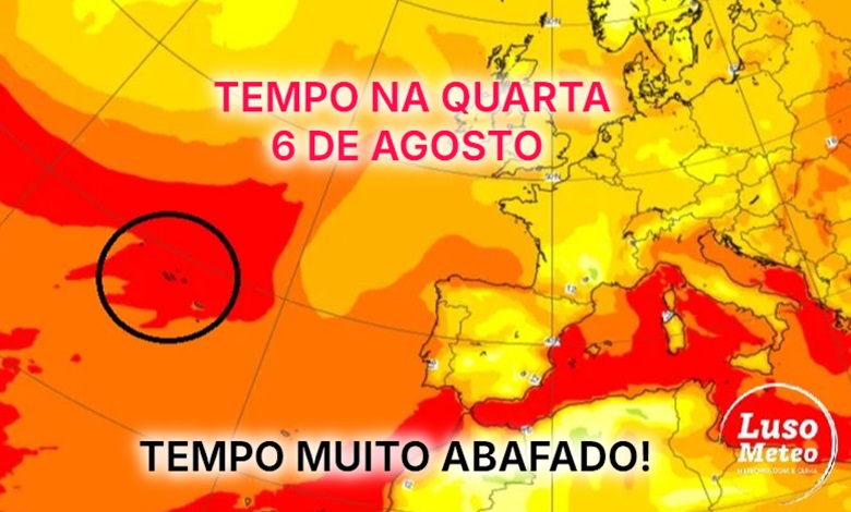 Voltam nevoeiros (e poeiras) com ar marítimo e enfraquecimento do anticiclone - mas o calor não larga várias regiões - saiba a previsão do tempo na quarta, 6 de agosto de 2025 Voltam nevoeiros (e poeiras) com ar marítimo e enfraquecimento do anticiclone - mas o calor não larga várias regiões - saiba a previsão do tempo na quarta, 6 de agosto de 2025