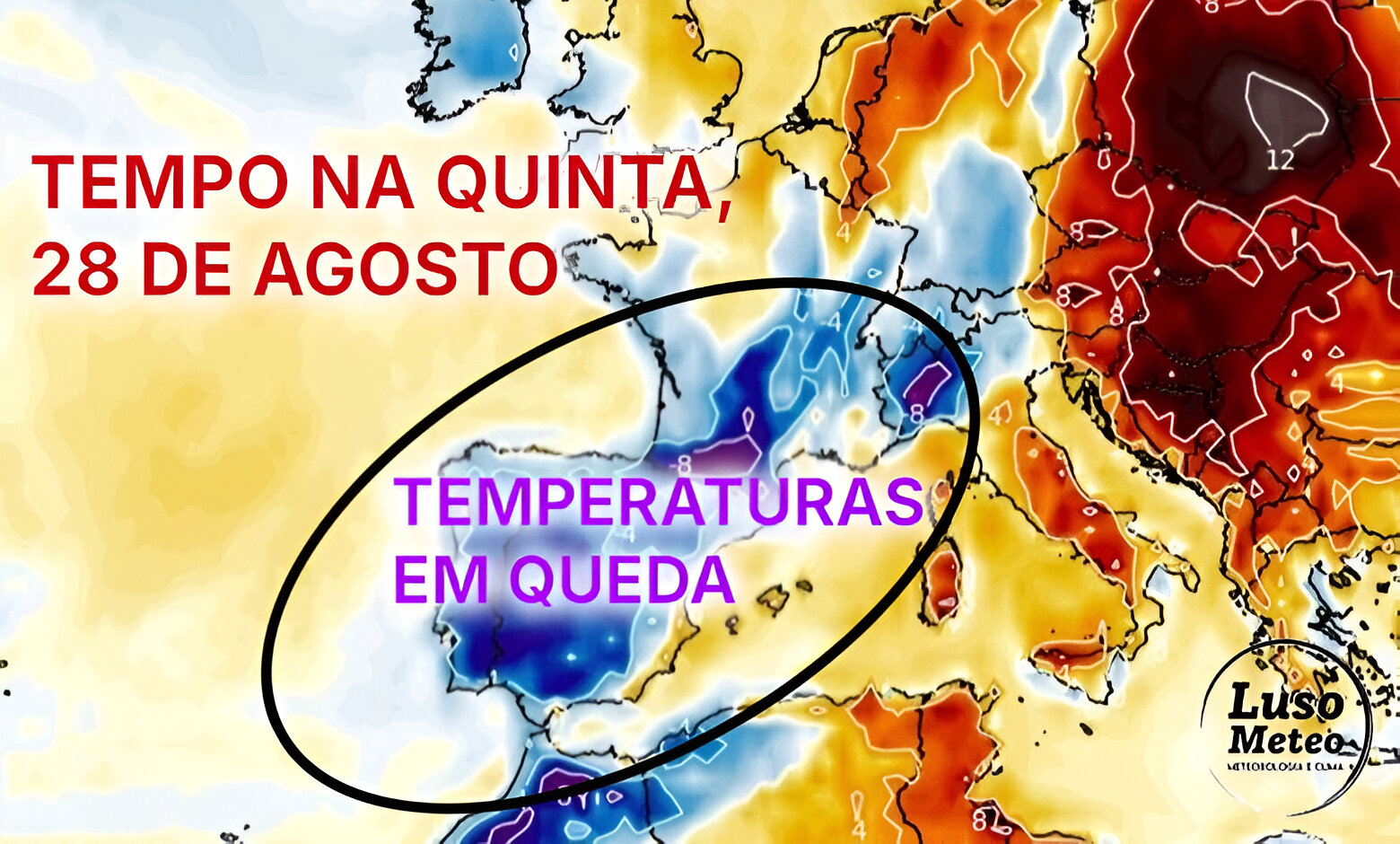 Temperaturas em descida, mínimas localmente abaixo de 10ºC - e o vento continua - saiba a previsão do tempo na quinta, 28 de agosto de 2025 Temperaturas em descida, mínimas localmente abaixo de 10ºC - e o vento continua - saiba a previsão do tempo na quinta, 28 de agosto de 2025