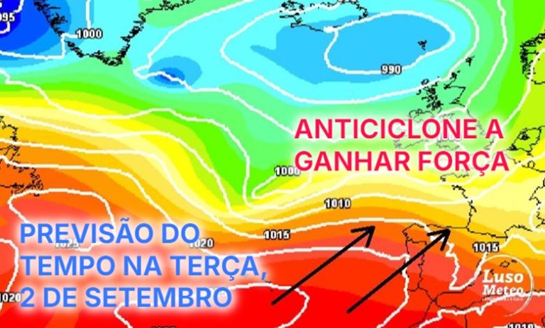 Temperaturas começam a subir - a mudança está a chegar, e a massa de ar mais frio afasta-se - saiba a previsão do tempo na terça, 2 de setembro de 2025