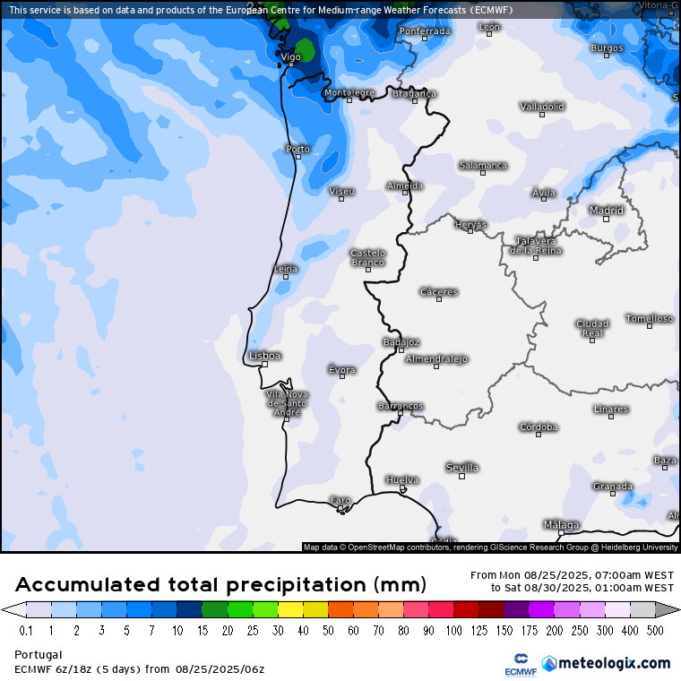 Depressão Extra-Tropical (ex-furacão ERIN) traz uma tempestade à Europa - em Portugal temos alguns efeitos, também - saiba os detalhes da previsão Possibilidade de chuva em Portugal esta semana - mas apenas mais a Norte\litoral... e pouca