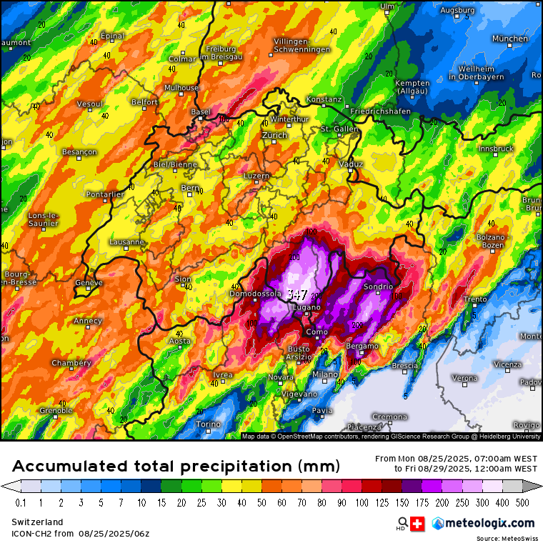 Depressão Extra-Tropical (ex-furacão ERIN) traz uma tempestade à Europa - em Portugal temos alguns efeitos, também - saiba os detalhes da previsão Chuva extrema, granizo e possibilidade de tornados - depressão provoca situação de forte tempestade prevista no Norte de Itália na quinta, 28 de agosto!