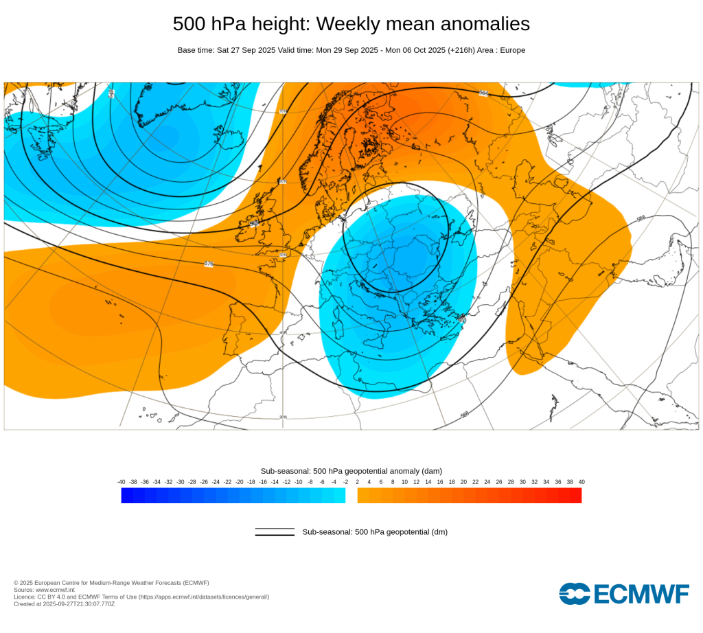 Anticiclone desde os Açores atè à Europa Ocidental\Norte da Europa - semana de Verão!