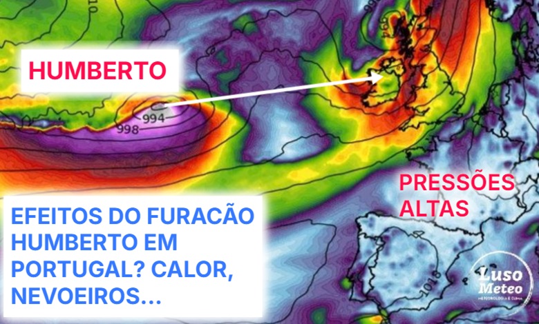 Furacão Humberto no Atlântico traz-nos... temperaturas até 35ºC a várias regiões, mas também nevoeiros - Saiba a influência, e como estará o tempo na quinta, 2 de outubro de 2025 Furacão Humberto no Atlântico traz-nos... temperaturas até 35ºC a várias regiões, mas também nevoeiros - Saiba a influência, e como estará o tempo na quinta, 2 de outubro de 2025