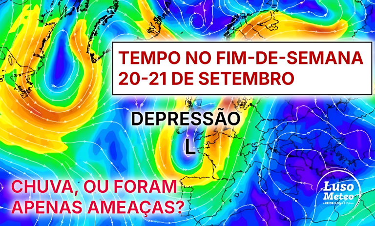 Uma depressão provoca descida acentuada das temperaturas, vento forte, mas será que haverá chuva, ou não passa de ameaças? Assim será o tempo no fim-de-semana 20 e 21 de setembro de 2025 Uma depressão provoca descida acentuada das temperaturas, vento forte, mas será que haverá chuva, ou não passa de ameaças? Assim será o tempo no fim-de-semana 20 e 21 de setembro de 2025