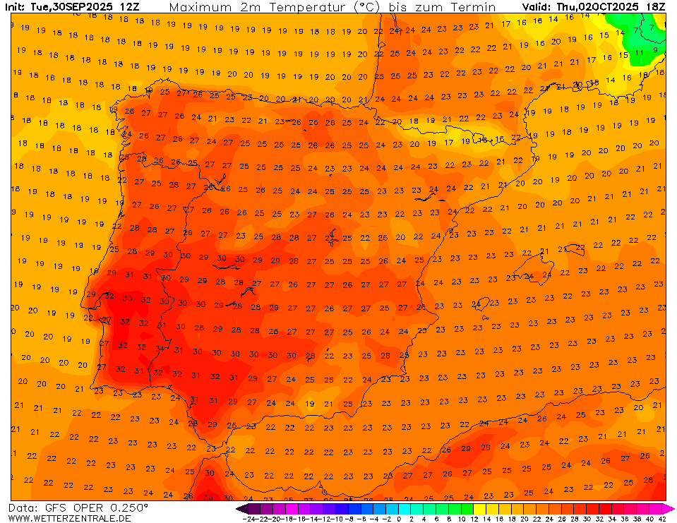 Furacão Humberto no Atlântico traz-nos... temperaturas até 35ºC a várias regiões, mas também nevoeiros - Saiba a influência, e como estará o tempo na quinta, 2 de outubro de 2025 O furacão Humberto não afeta Portugal... mas traz-nos temperaturas bem elevadas para a época, indiretamente...