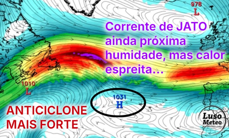Anticiclone ganha força, aproxima-se um período de tempo mais quente, mas continua a humidade! Saiba a previsão do tempo na quinta, 11 de setembro de 2025 Anticiclone ganha força, aproxima-se um período de tempo mais quente, mas continua a humidade! Saiba a previsão do tempo na quinta, 11 de setembro de 2025