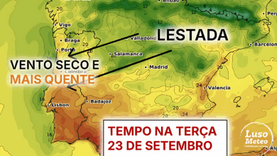 Começa o outono com a temperatura a subir, e a nortada a desaparecer! - saiba a previsão do tempo na terça, 23 de setembro de 2025 Começa o outono com a temperatura a subir, e a nortada a desaparecer! - saiba a previsão do tempo na terça, 23 de setembro de 2025