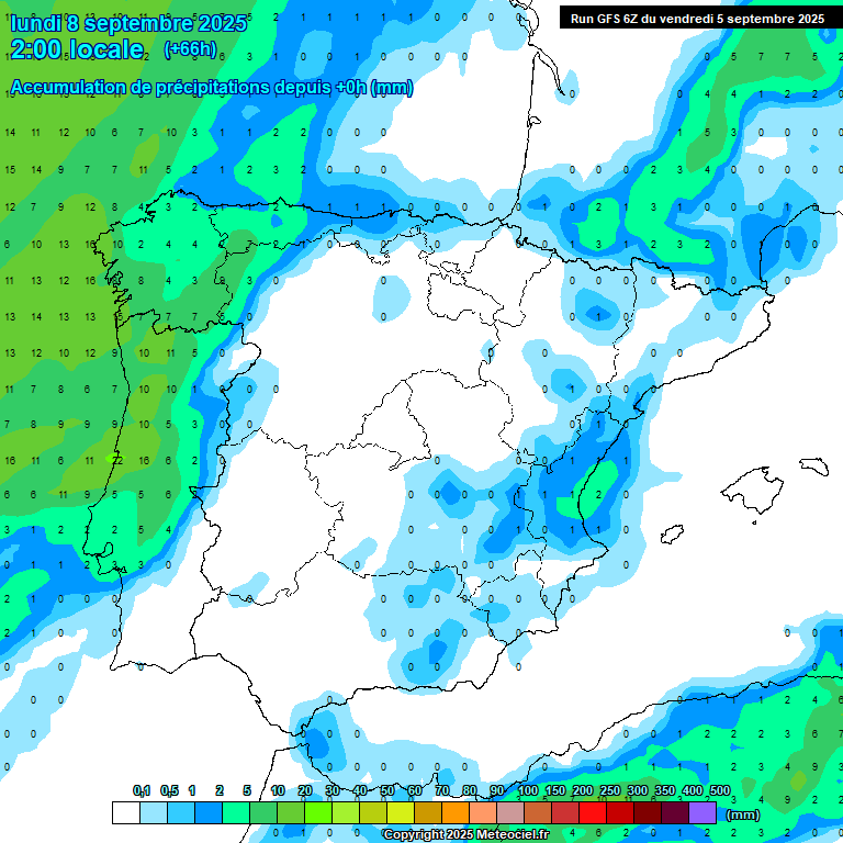 Previsões de chuva para domingo com alguma incerteza, ainda! 