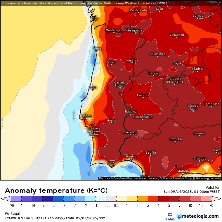 O calor pode chegar novamente no fim-de-semana - iremos confirmar, obviamente!