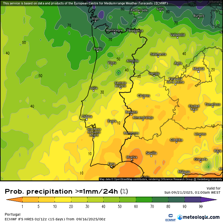 Depressão provoca mau tempo nos Açores, e pode vir a trazer grande mudança do tempo a Portugal Continental - saiba de que forma nos próximos dias! Sábado, dia 20, com probabilidade de chuva a Norte do Tejo - mudança à vista!