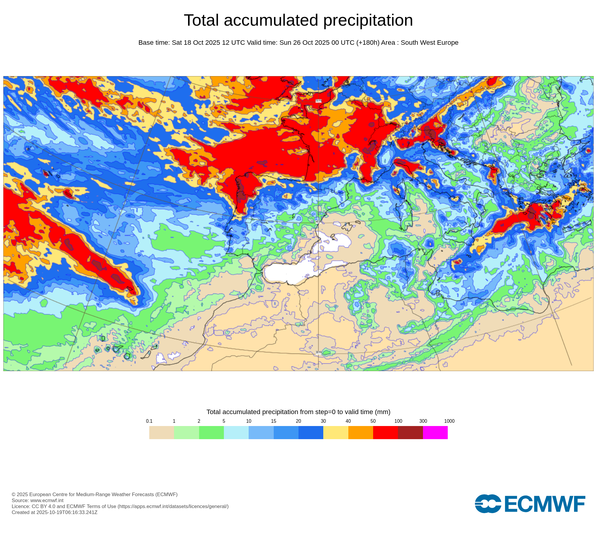 Metade do país com muita chuva, metade ainda com calor... Tempestade Bram à vista? - saiba como será o tempo esta semana, 20 a 26 de outubro de 2025 Muita chuva prevista - o Minho em 7 dias pode acumular o equivalente à média do mês todo