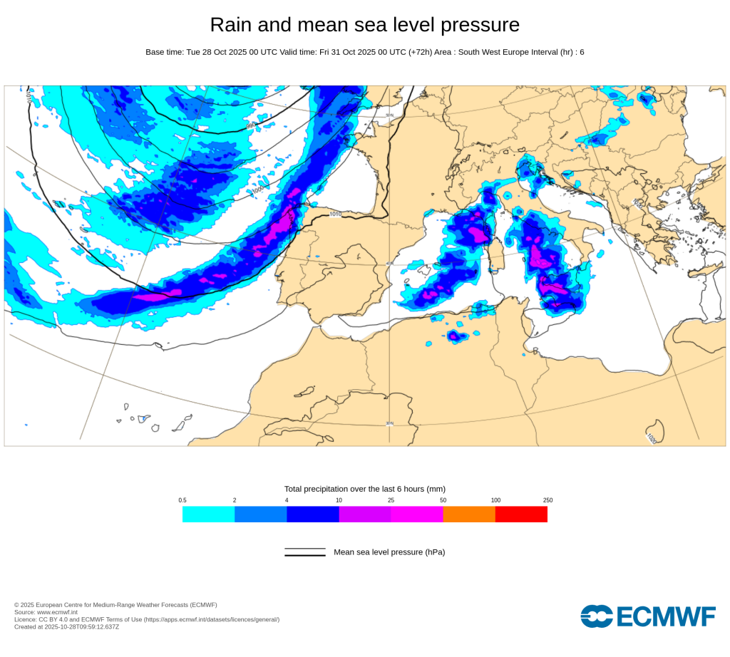 Chegada de mais precipitação ao Noroeste na quinta-feira, ao final do dia, depois de um dia com bastante sol!