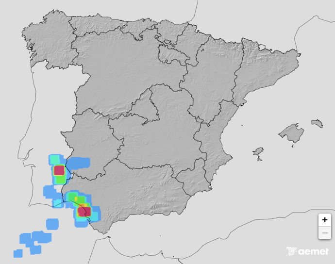 Tempestade Atlântica vai trazer muita chuva e trovoada a Portugal, e não fica por aqui... saiba as previsões do tempo na segunda e terça, 27-28 de outubro de 2025 Trovoadas no período da tarde, segundo previsão AEMET\HARMONIE