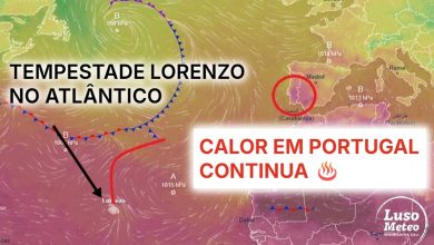 Tempestade Lorenzo no Atlântico - mas o calor fora de época continua em Portugal, com mais de 30ºC nos próximos dias - La Niña oficial - as novidades da meteorologia a meio de outubro Tempestade Lorenzo no Atlântico - mas o calor fora de época continua em Portugal, com mais de 30ºC nos próximos dias - La Niña oficial - as novidades da meteorologia a meio de outubro