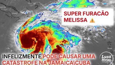 Super Furacão Melissa pode causar situação catastrófica na Jamaica e Cuba entre segunda e terça-feira com ventos acima de 250km/h, chuva torrencial e maré de tempestade Super Furacão Melissa pode causar situação catastrófica na Jamaica e Cuba entre segunda e terça-feira com ventos acima de 250km/h, chuva torrencial e maré de tempestade
