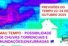 Mau tempo: Depressões e ligação "direta" ao Atlântico tropical podem gerar chuva forte e vento nos próximos dias - muita humidade e tempo muito cinzento entre quarta e sexta, 22 a 24 de outubro de 2025 Mau tempo: Depressões e ligação "direta" ao Atlântico tropical podem gerar chuva forte e vento nos próximos dias - muita humidade e tempo muito cinzento entre quarta e sexta, 22 a 24 de outubro de 2025