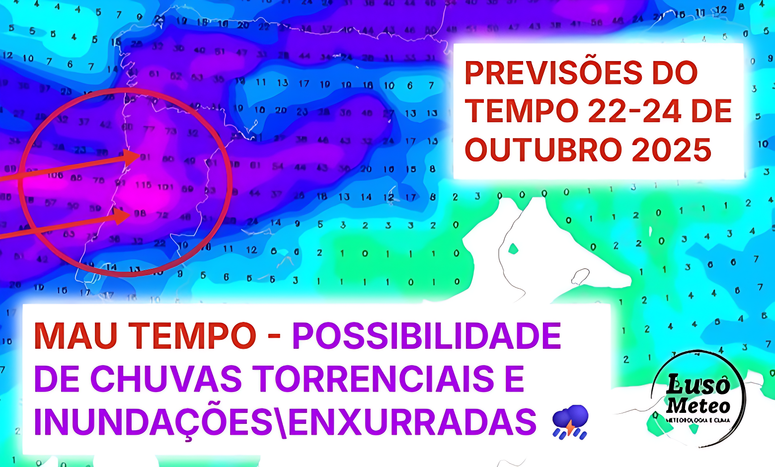 Mau tempo: Depressões e ligação "direta" ao Atlântico tropical podem gerar chuva forte e vento nos próximos dias - muita humidade e tempo muito cinzento entre quarta e sexta, 22 a 24 de outubro de 2025 Mau tempo: Depressões e ligação "direta" ao Atlântico tropical podem gerar chuva forte e vento nos próximos dias - muita humidade e tempo muito cinzento entre quarta e sexta, 22 a 24 de outubro de 2025