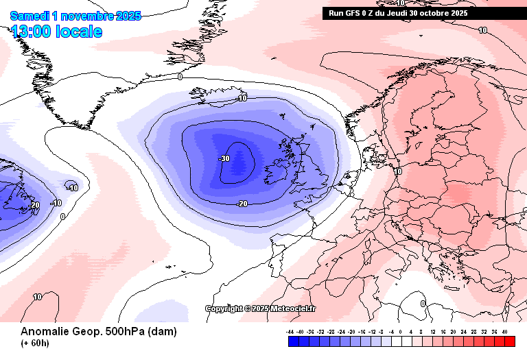 Tempo no fim-de-semana traz uma mudança rápida, com o anticiclone de regresso, e estabilidade, depois de chuvas torrenciais - saiba como estará na sua região nos dias 1 e 2 de novembro! Há uma depressão a Sul dos Açores, mas a influência anticiclónica é suficiente para manter o tempo estável!
