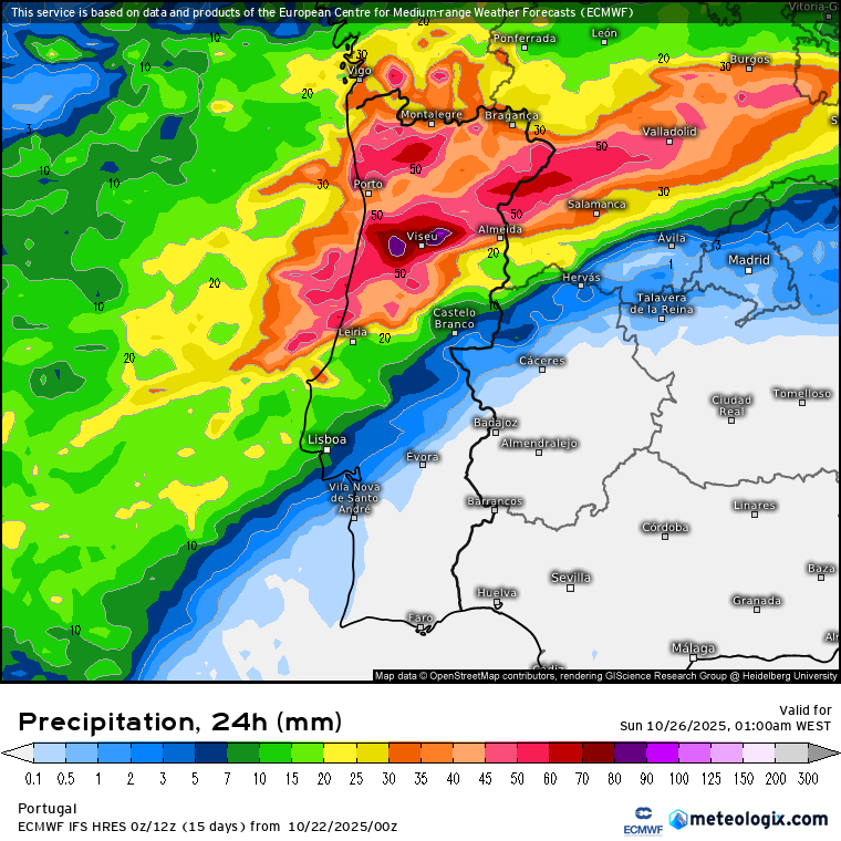 Tempestade Benjamin - Chuva, vento e agitação marítima - Saiba os efeitos em Portugal desta ciclogénese explosiva, e de que forma afeta o regime atmosférico! Rio atmosférico provoca MUITA chuva no sábado, principalmente no Norte do país!